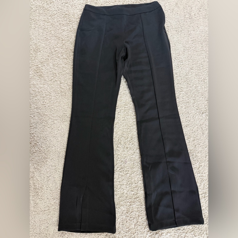 Line & Dot Elegant Black Trousers
